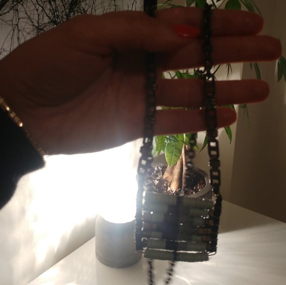 Stunning designer hand made sequence necklace - Picture 4 of 5